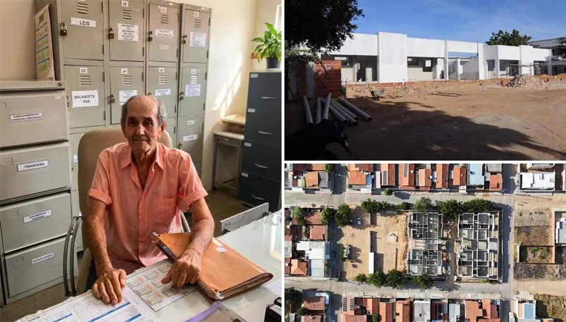 Com investimentos de R$ 3,5 milhões, obras da Creche Municipal Professor Joaquim Alves Brito avançam no Bairro Alto Caiçara