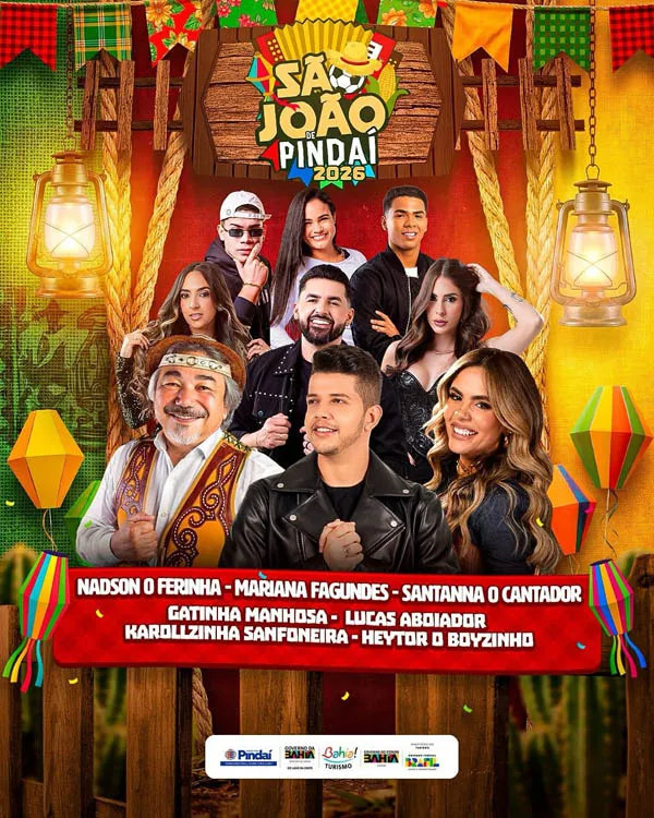 Pindaí divulga programação musical para celebrar o São João Batista 2026